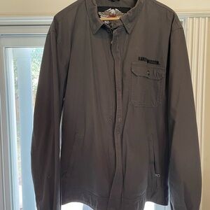 Harley-Davidson Charcoal Men's Shirt Jacket Size XLT
